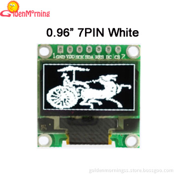 0.96" OLED display module , 128 x 64 pixels resolution, white colors